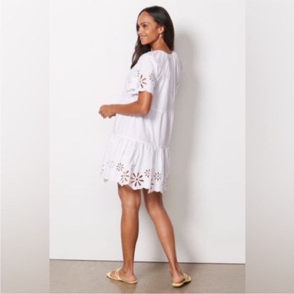 NWT Rails Arielle White Eyelet Dress Size Large - Picture 5 of 12
